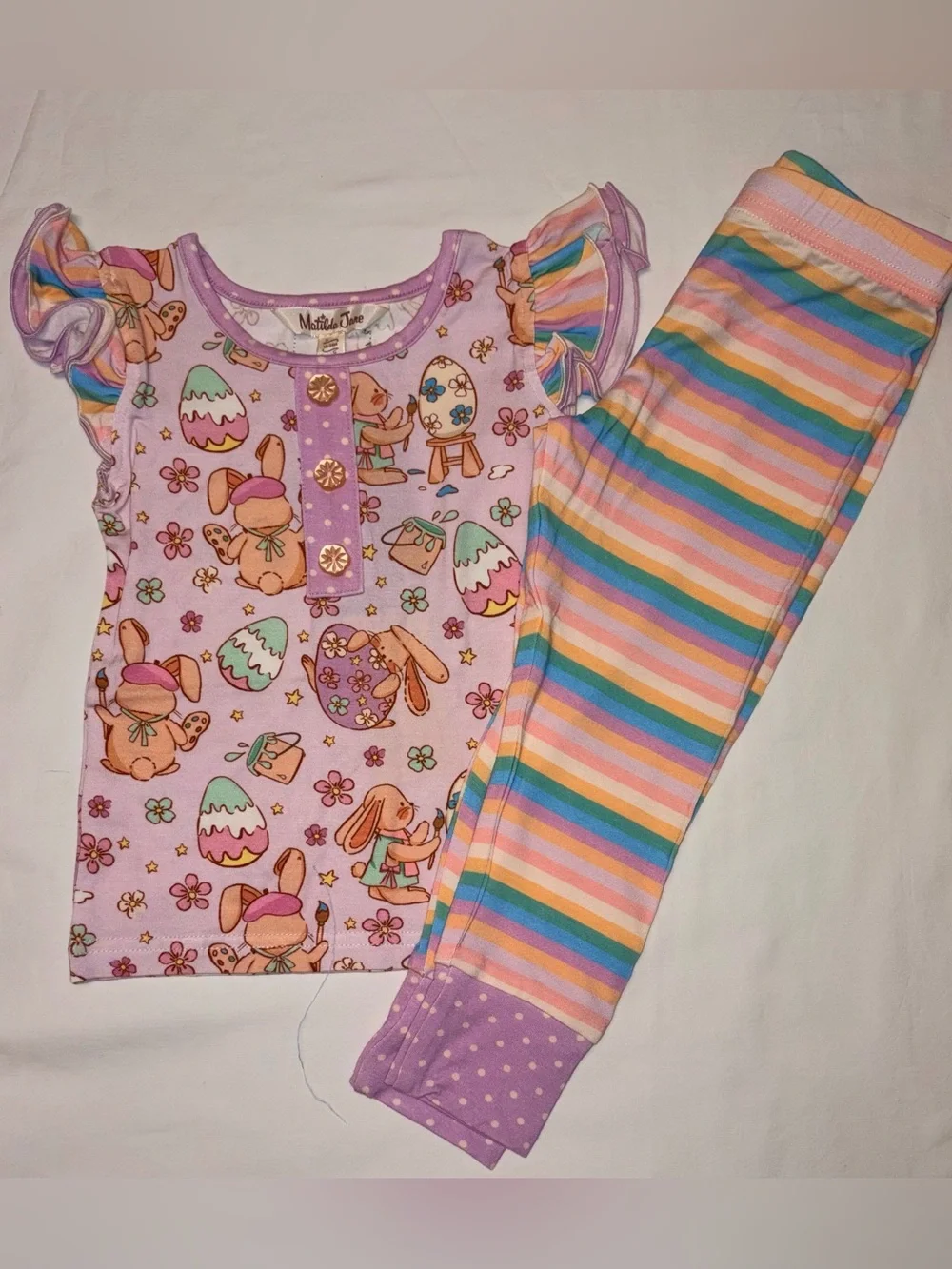 Matilda Jane Enchanted Egg Hunt pajamas sz 18-24 months NWT